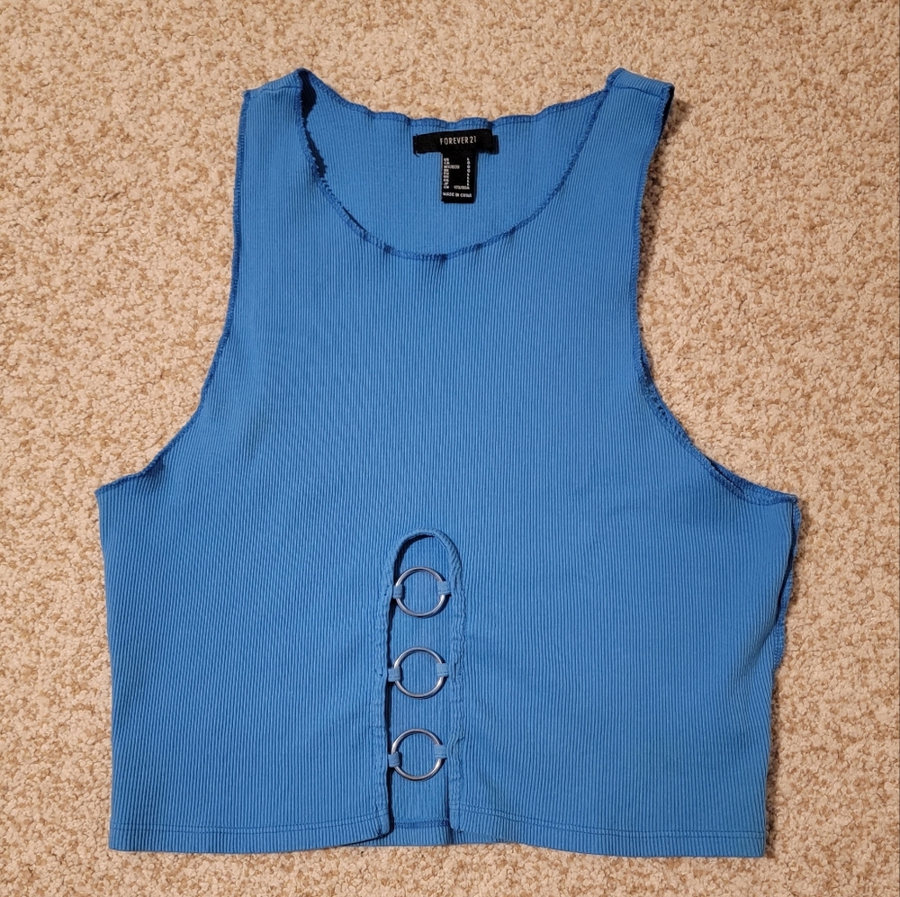 O-ring cropped tank top - Picture 3 of 6